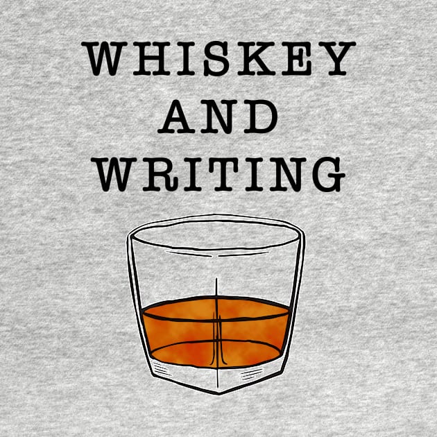 Whiskey and Writing in Black Text by WordWind